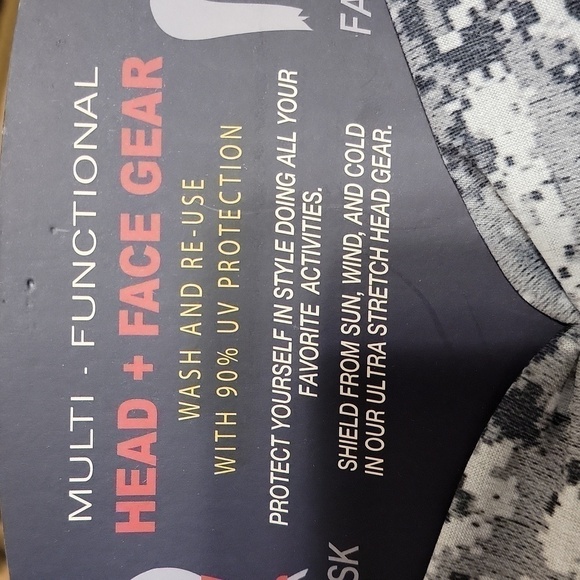 MULTI - FUNCTIONAL HEAD + FACE GEAR 2 pack NEW! - Picture 2 of 12